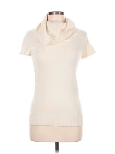 Pre-owned Bcbgmaxazria Sweater Vest In Ivory