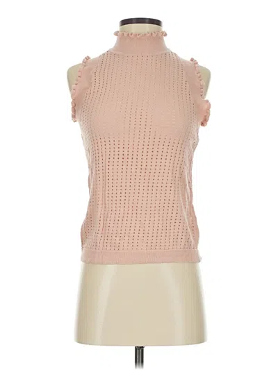 Pre-owned Bcbgmaxazria Sweater Vest In Pink