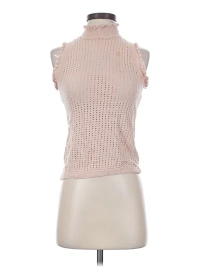 Pre-owned Bcbgmaxazria Sweater Vest In Pink