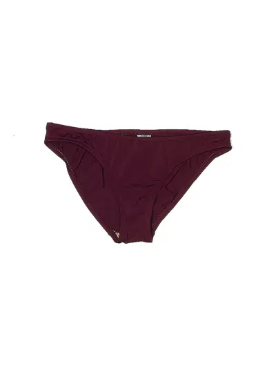 Pre-owned Bcbgmaxazria Swimsuit Bottoms In Burgundy