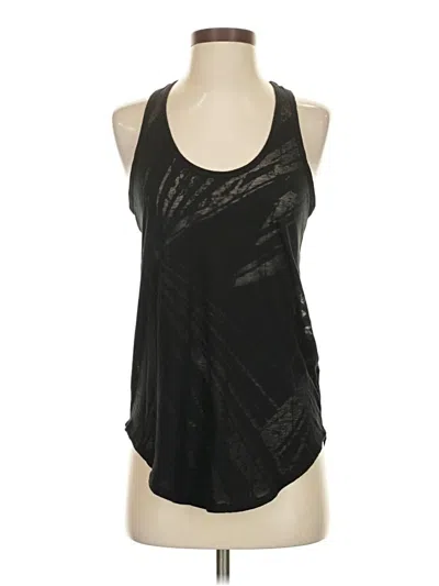 Pre-owned Bcbgmaxazria Tank Top Black Halter Neckline Tops