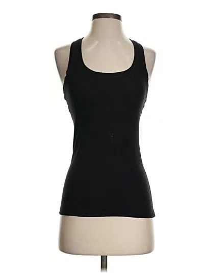 Pre-owned Bcbgmaxazria Tank Top Black Halter Neckline Tops
