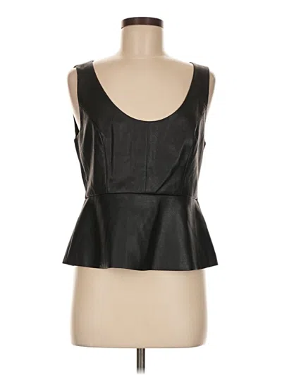 Pre-owned Bcbgmaxazria Tank Top Black Strapless Neckline Tops
