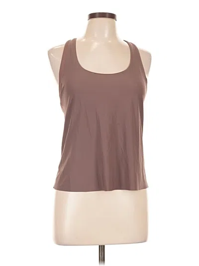 Bcbgmaxazria Tank Top Brown Halter Neckline Tops