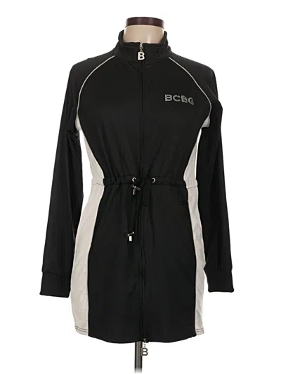 Pre-owned Bcbgmaxazria Track Jacket In Black