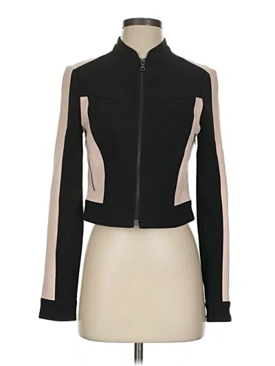 Pre-owned Bcbgmaxazria Track Jacket In Black