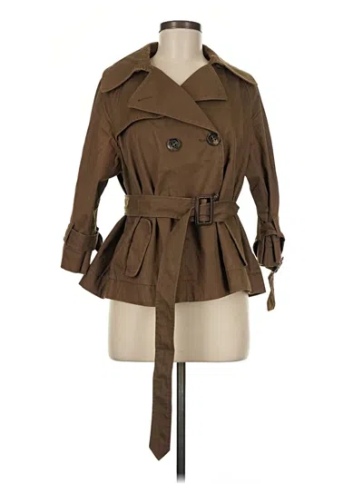 Pre-owned Bcbgmaxazria Trenchcoat In Brown