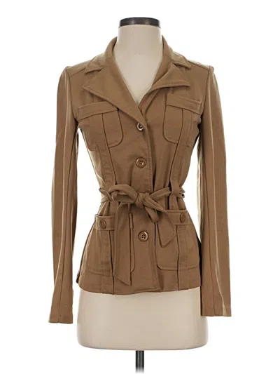 Pre-owned Bcbgmaxazria Trenchcoat In Tan