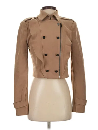 Pre-owned Bcbgmaxazria Trenchcoat In Tan