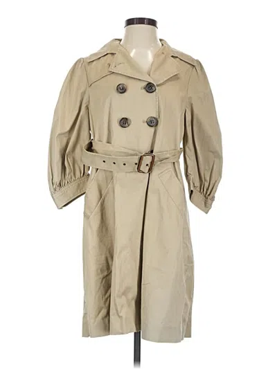 Pre-owned Bcbgmaxazria Trenchcoat In Tan