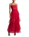 Bcbgmaxazria Tulle Corset Essential Gown In Pink