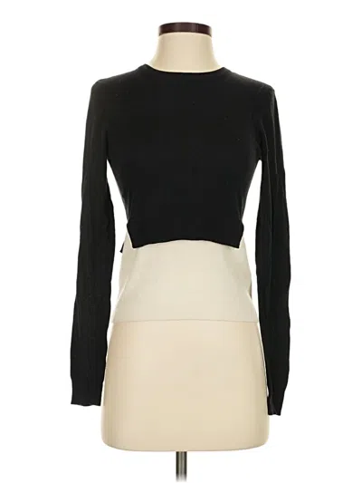 Pre-owned Bcbgmaxazria Turtleneck Sweater In Black