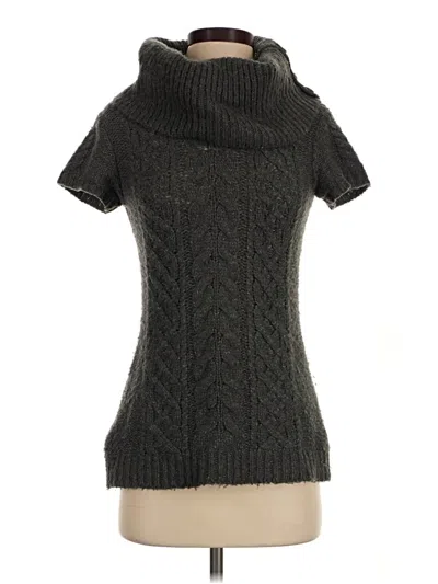 Pre-owned Bcbgmaxazria Turtleneck Sweater In Black