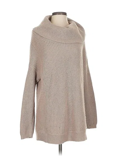 Pre-owned Bcbgmaxazria Turtleneck Sweater In Brown