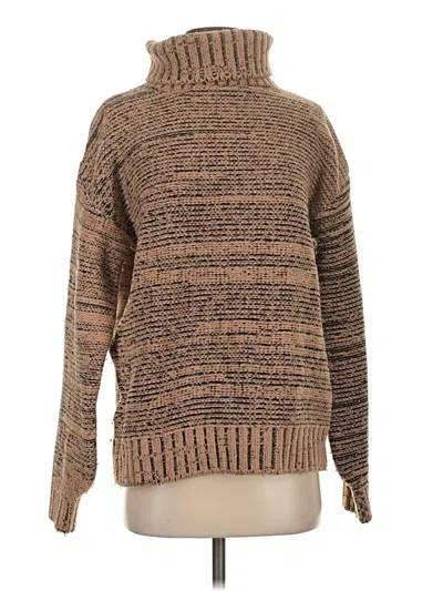 Pre-owned Bcbgmaxazria Turtleneck Sweater In Brown