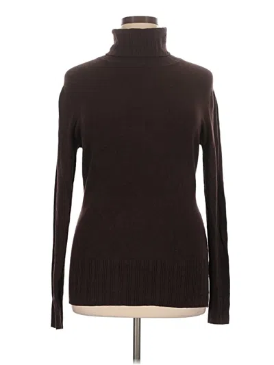 Pre-owned Bcbgmaxazria Turtleneck Sweater In Brown
