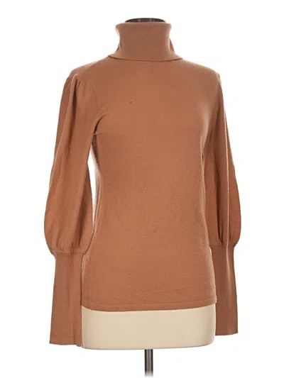 Pre-owned Bcbgmaxazria Turtleneck Sweater In Brown