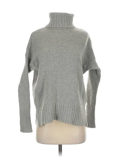 Pre-owned Bcbgmaxazria Turtleneck Sweater In Gray