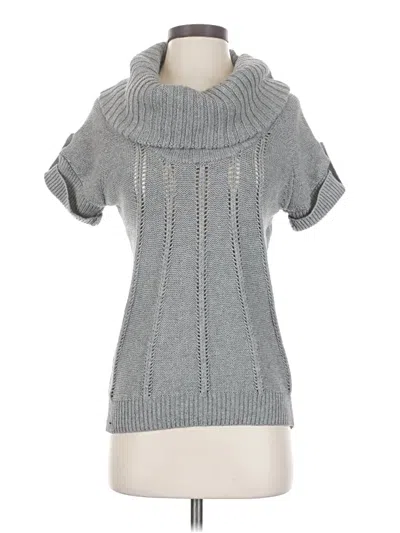 Pre-owned Bcbgmaxazria Turtleneck Sweater In Gray