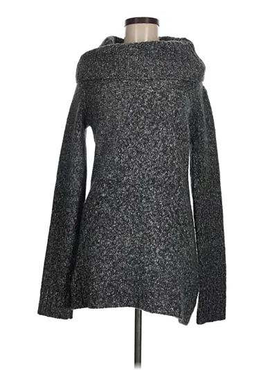 Pre-owned Bcbgmaxazria Turtleneck Sweater In Gray