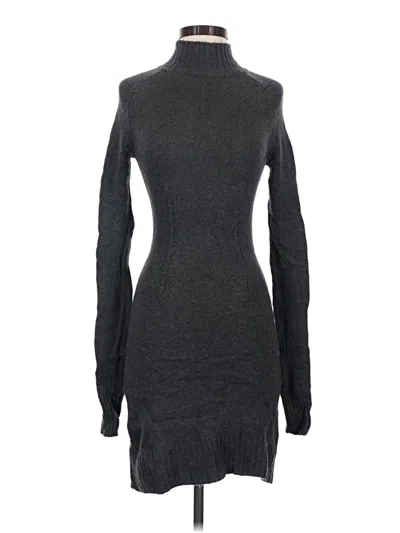 Pre-owned Bcbgmaxazria Turtleneck Sweater In Gray
