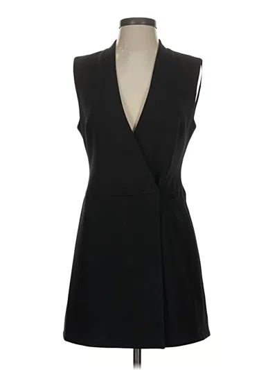 Pre-owned Bcbgmaxazria Tuxedo Vest In Black