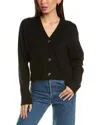 BCBGMAXAZRIA BCBGMAXAZRIA V-NECK WOOL-BLEND CARDIGAN