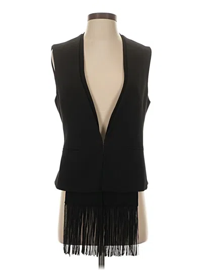 Pre-owned Bcbgmaxazria Vest In Black