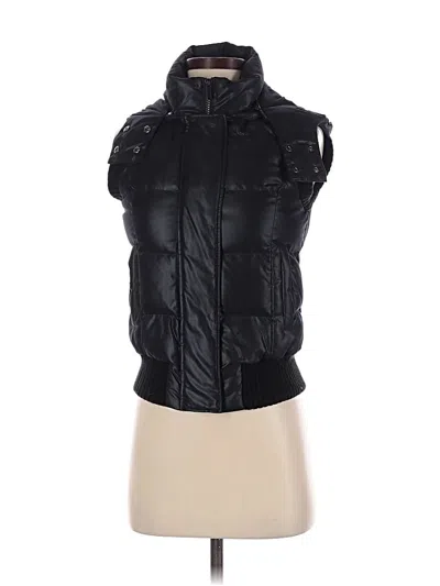 Pre-owned Bcbgmaxazria Vest In Black