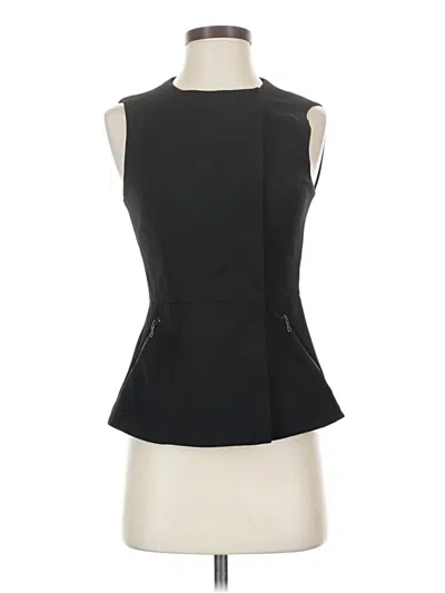 Pre-owned Bcbgmaxazria Vest In Black