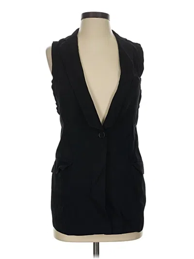 Pre-owned Bcbgmaxazria Vest In Black