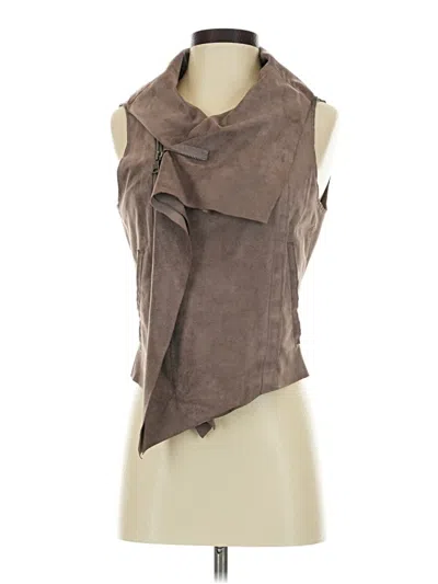 Pre-owned Bcbgmaxazria Vest In Brown