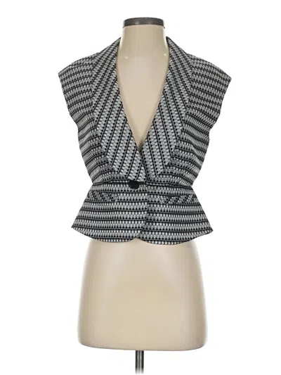 Pre-owned Bcbgmaxazria Vest In Gray