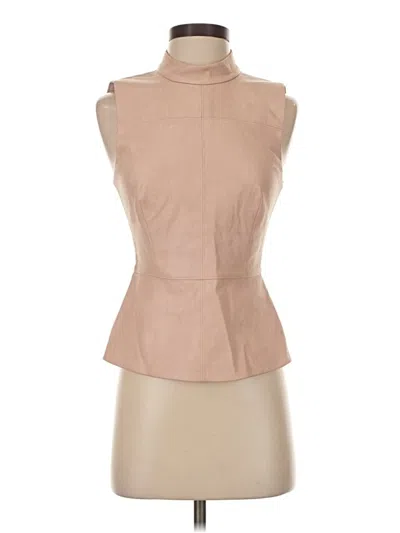 Pre-owned Bcbgmaxazria Vest In Tan