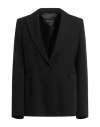 Bcbgmaxazria Woman Blazer Black Size 10 Viscose In Noir