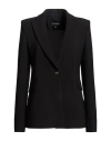 Bcbgmaxazria Woman Blazer Black Size 6 Polyester, Elastane