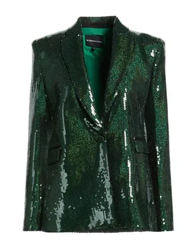 Bcbgmaxazria Woman Blazer Emerald Green Size 2 Polyester
