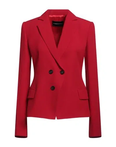 Bcbgmaxazria Woman Blazer Red Size 4 Viscose