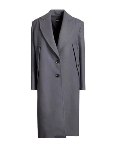 Bcbgmaxazria Woman Coat Grey Size 0 Wool, Viscose, Polyester