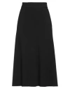 Bcbgmaxazria Woman Midi Skirt Black Size 4 Polyester, Viscose, Elastane