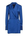 Bcbgmaxazria Woman Mini Dress Blue Size 6 Viscose, Virgin Wool, Elastane In Blue