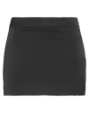 Bcbgmaxazria Woman Mini Skirt Black Size 6 Viscose, Virgin Wool, Elastane