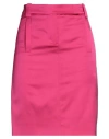 BCBGMAXAZRIA BCBGMAXAZRIA WOMAN MINI SKIRT FUCHSIA SIZE 4 VISCOSE, VIRGIN WOOL, ELASTANE