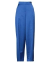 Bcbgmaxazria Woman Pants Blue Size 4 Viscose, Virgin Wool, Elastane In Blue