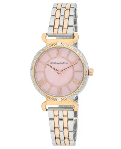 Bcbgmaxazria Women's Alara Two Tone Stainless Steel Bracelet Watch, 31mm In Multi