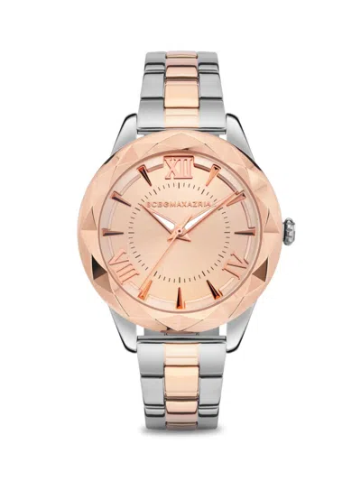 Bcbgmaxazria Women's Classic 36mm Stainless Steel Bracelet Analog Watch In Rose Gold