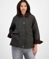 Bcbgmaxazria Women's Corduroy-collar Barn Jacket, Exclusively At Macy's In Brown