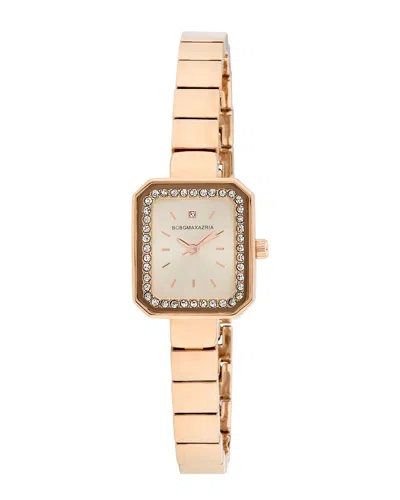 Bcbg Maxazria Women's Cube 21 Watch In Gold