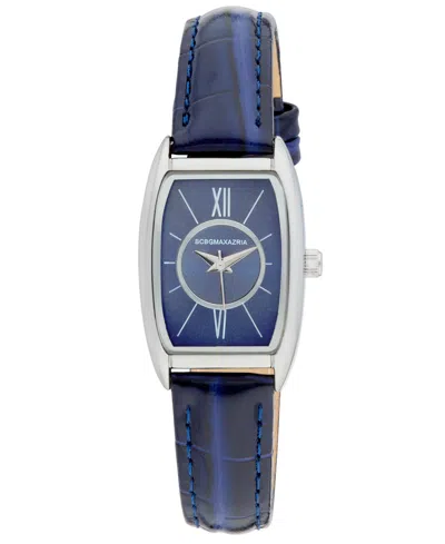 Bcbgmaxazria Women's Modena Blue Leather Strap Watch, 22mm