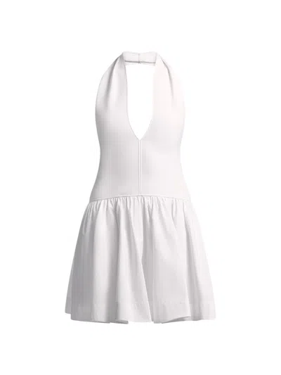 BCBGMAXAZRIA WOMEN'S PERLE HALTER MINI DRESS